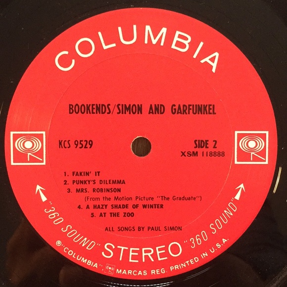 Simon And Garfunkel - “Bookends” Vinyl LP - Picture 5 of 5